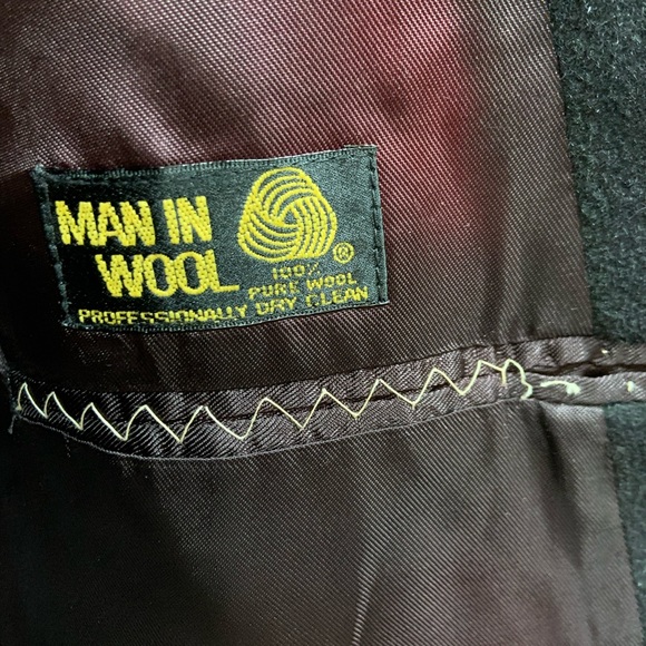 Man In Wool Men's Double Breasted Dress Coat - Picture 10 of 10